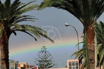 Filomena deja abundantes lluvias sobre Jinámar y en otras zonas de Telde/TA.